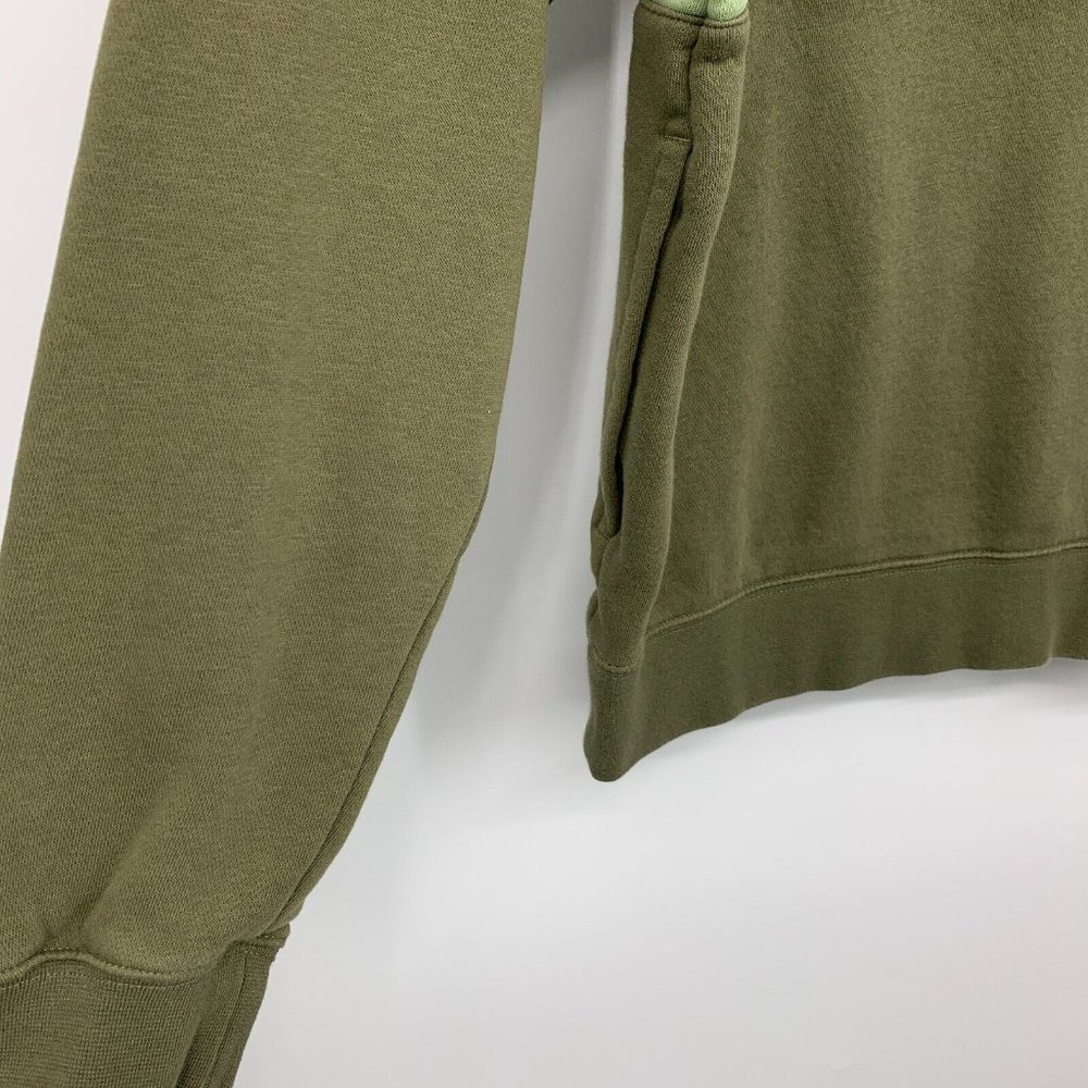 Nike Hoodie Colorblock Green Retro Popover Pullover Long Sleeve - Picture 10 of 10